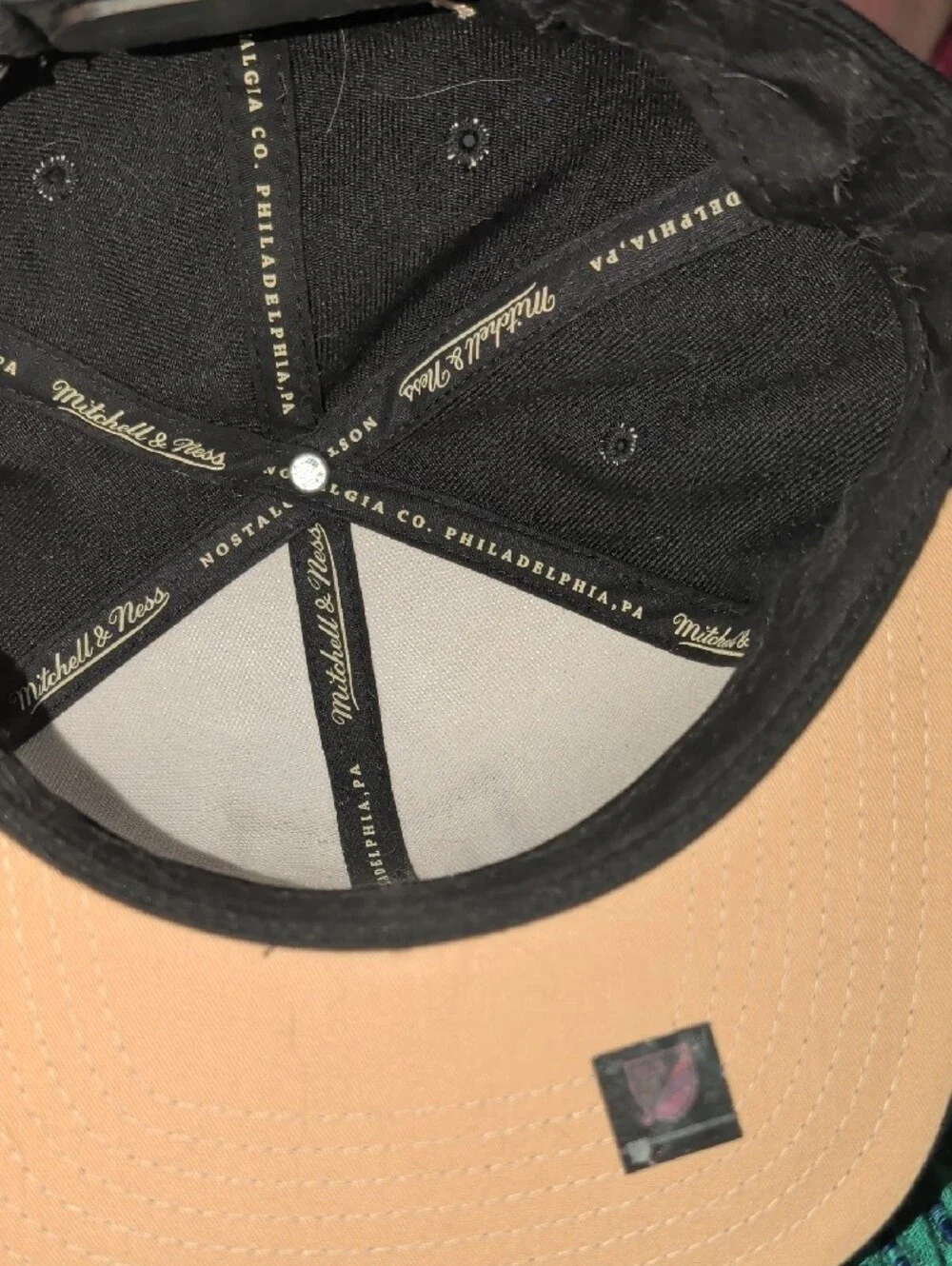 Mitchell & Ness Black LAFC Snapback Hat LA football Club Cap